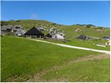 Za Ušivcem - Gradišče (Velika planina)